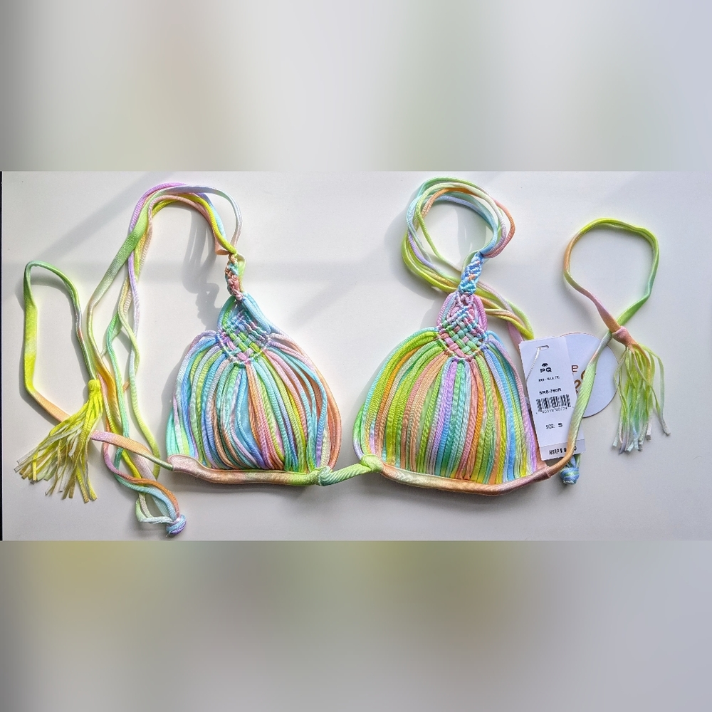 PQ Swim Sunrise Mila Tri Top (NWT, Sz Small)